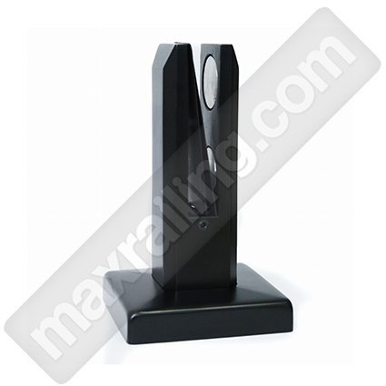 Styklodyrjach black cheren mat. Стъклодържач черен мат.